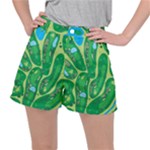 Golf Course Par Golf Course Green Women s Ripstop Shorts