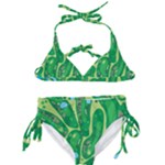 Golf Course Par Golf Course Green Kids  Classic Bikini Set