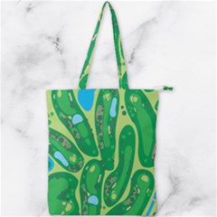 Double Zip Up Tote Bag 