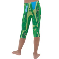 Kids  Lightweight Velour Capri Leggings  