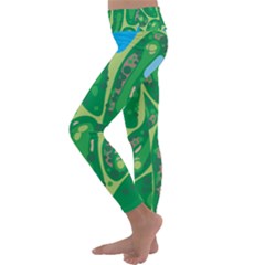 Kids  Lightweight Velour Classic Yoga Leggings 