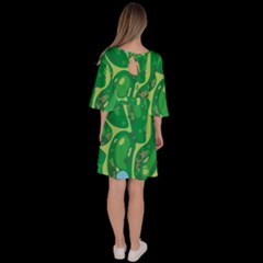 Velour Kimono Dress 