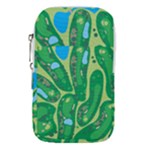 Golf Course Par Golf Course Green Waist Pouch (Small)