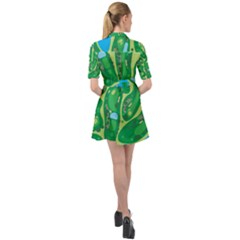 Belted Shirt Dress 