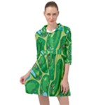Golf Course Par Golf Course Green Mini Skater Shirt Dress