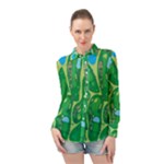 Golf Course Par Golf Course Green Long Sleeve Chiffon Shirt