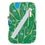 Golf Course Par Golf Course Green Belt Pouch Bag (Large)