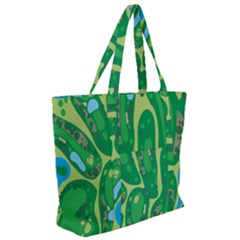 Zip Up Canvas Bag 