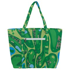Zip Up Canvas Bag 
