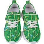 Golf Course Par Golf Course Green Kids  Velcro Strap Shoes
