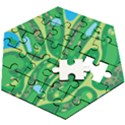 Wooden Puzzle Hexagon 