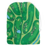 Golf Course Par Golf Course Green Drawstring Pouch (3XL)