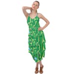 Golf Course Par Golf Course Green Layered Bottom Dress