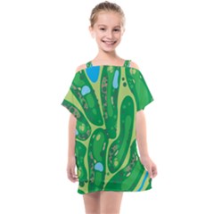 Kids  One Piece Chiffon Dress 