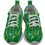 Golf Course Par Golf Course Green Kids Athletic Shoes
