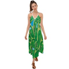Halter Tie Back Dress  