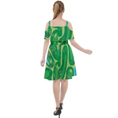 Cut Out Shoulders Dress 