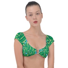 Cap Sleeve Ring Bikini Top 
