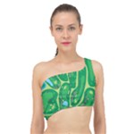 Golf Course Par Golf Course Green Spliced Up Bikini Top 