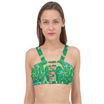 Golf Course Par Golf Course Green Cage Up Bikini Top