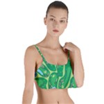 Golf Course Par Golf Course Green Layered Top Bikini Top 