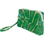 Golf Course Par Golf Course Green Wristlet Pouch Bag (Small)
