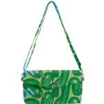 Golf Course Par Golf Course Green Removable Strap Clutch Bag
