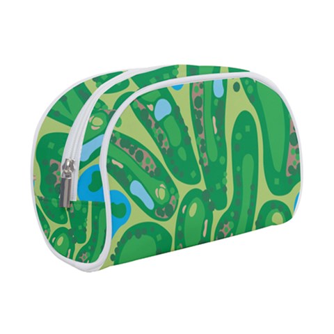 Golf Course Par Golf Course Green Make Up Case (Small) from ArtsNow.com