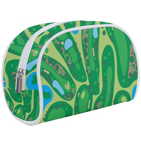 Golf Course Par Golf Course Green Make Up Case (Large) from ArtsNow.com