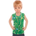 Golf Course Par Golf Course Green Kids  Sport Tank Top
