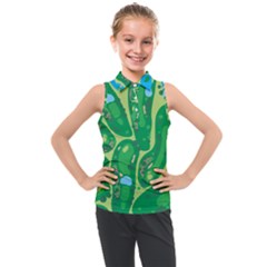 Kids  Sleeveless Polo T-Shirt 