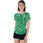Golf Course Par Golf Course Green Back Cut Out Sport Tee