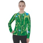 Golf Course Par Golf Course Green Women s Pique Long Sleeve Tee