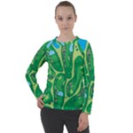 Golf Course Par Golf Course Green Women s Long Sleeve Raglan Tee