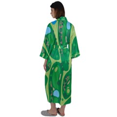 Maxi Satin Kimono 