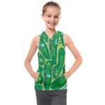 Golf Course Par Golf Course Green Kids  Sleeveless Hoodie