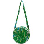 Golf Course Par Golf Course Green Crossbody Circle Bag