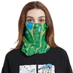 Golf Course Par Golf Course Green Face Covering Bandana (Two Sides)