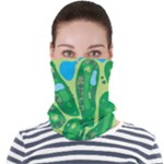 Golf Course Par Golf Course Green Face Seamless Bandana (Adult)