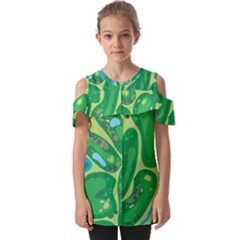 Fold Over Open Sleeve Top 
