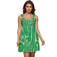 Ruffle Strap Babydoll Chiffon Dress 