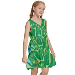 Kids  Sleeveless Tiered Mini Dress 