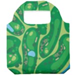 Golf Course Par Golf Course Green Foldable Grocery Recycle Bag