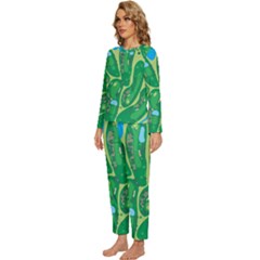 Womens  Long Sleeve Lightweight Pajamas Set 