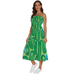 Sleeveless Shoulder Straps Boho Dress 