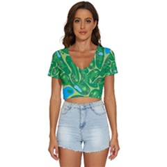 V-Neck Crop Top 