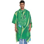 Golf Course Par Golf Course Green Men s Hooded Rain Ponchos