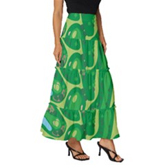 Tiered Ruffle Maxi Skirt 