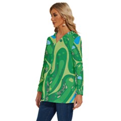 Long Sleeve Drawstring Hooded Top 