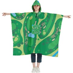 Women s Hooded Rain Ponchos 